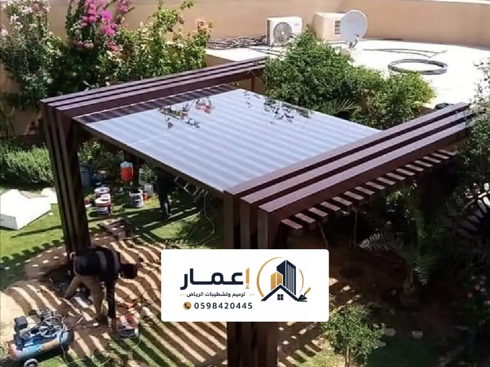تصميم مظلات لكسان حديثة بالرياض