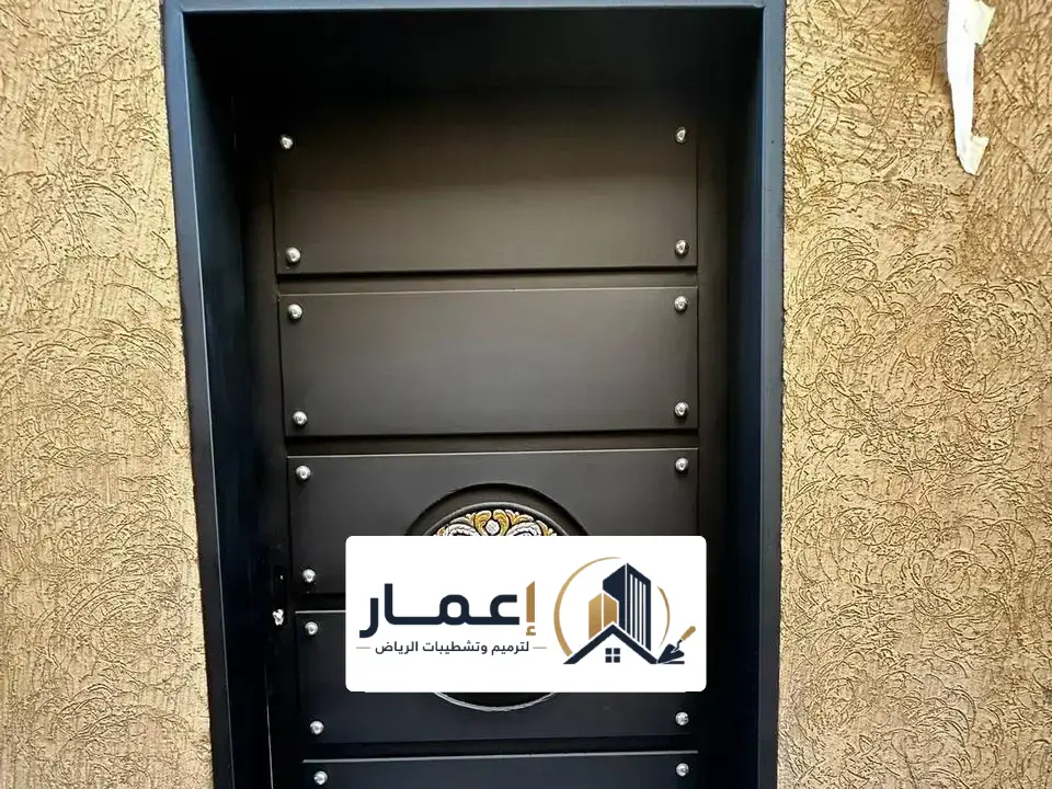 دهان ابواب حديد خارجية في الرياض