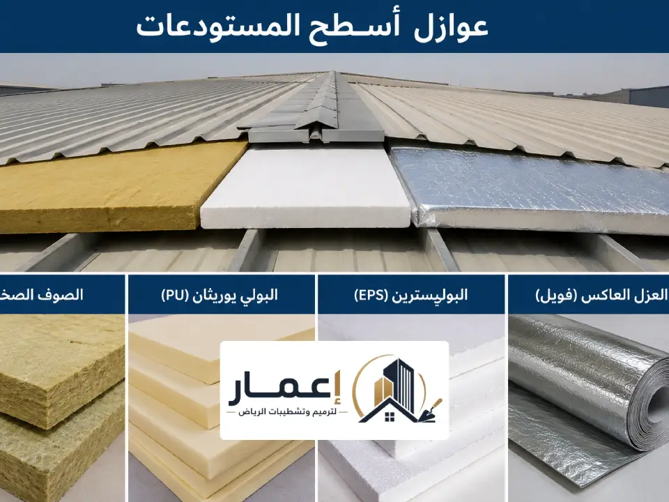 عزل اسطح مستودعات بالرياض
