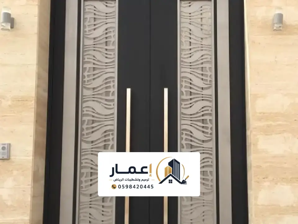 باب حديد خارجي بالرياض