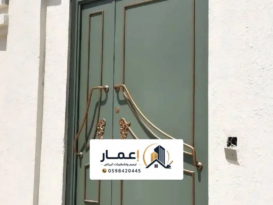 ألوان أبواب حديد خارجية للمنازل بالرياض