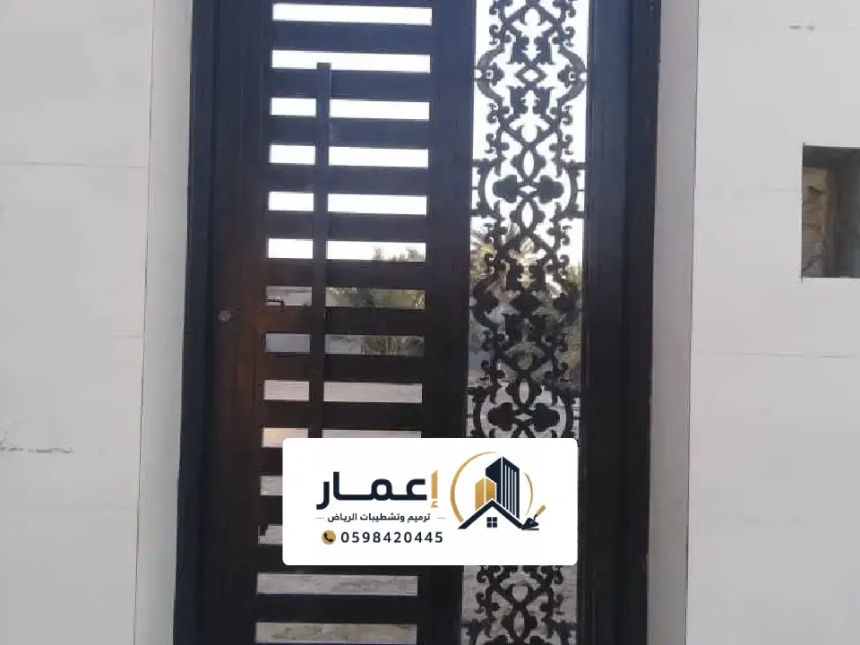 ابواب حديد خارجية للمنازل ليزر بالرياض