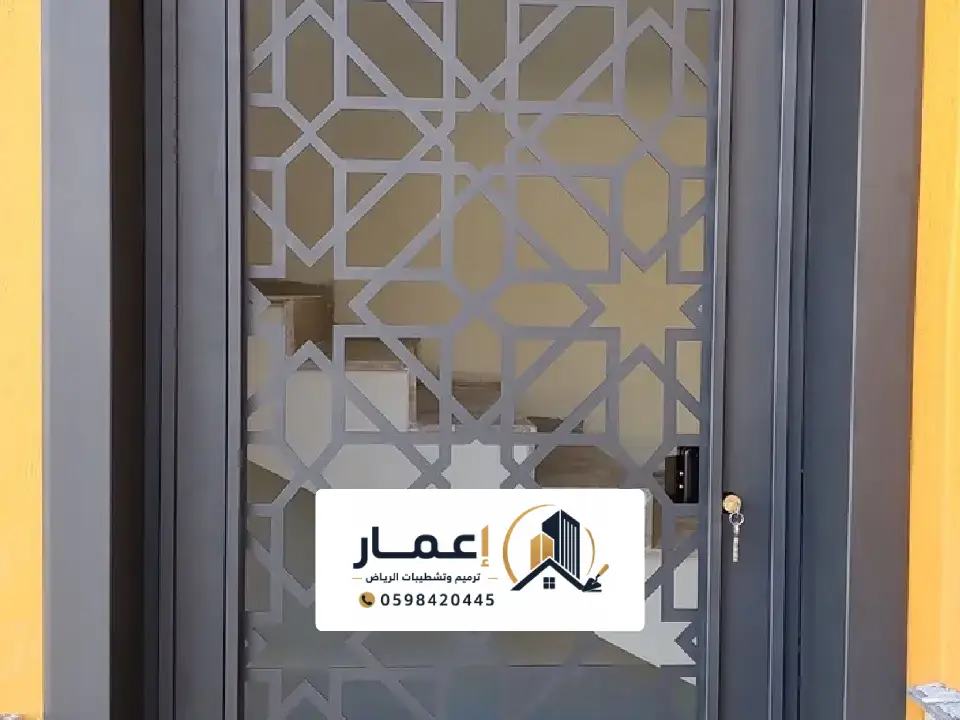 تصميم أبواب حديد خارجية بالرياض