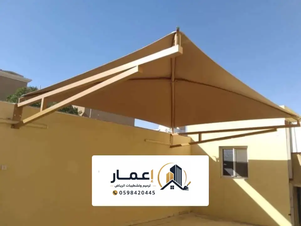 مظلات سيارات حديثة بالرياض